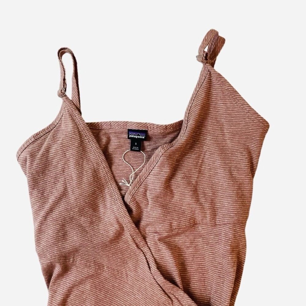 NWT Patagonia Wear With All Dress Wrap Evening Mauve Dress Size S - Picture 14 of 15